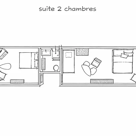 Rooms Home Csm Suites Privees Elegantes Entre Reims Et Disneyland Paris 1 A 8 Personnes Privat bolig Charly-sur-Marne
